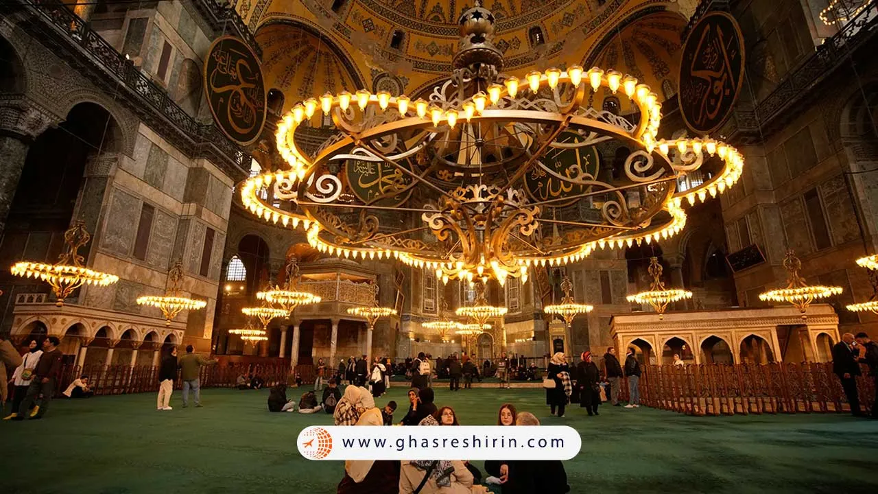 آداب ورود به مسجد ایا صوفیه استانبول