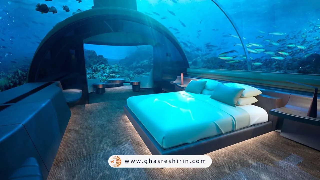 گران‌قیمت‌ترین سوئیت زیردریایی جهان در مالدیو