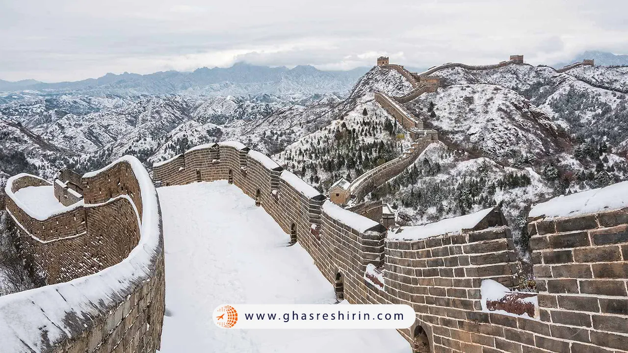 دیوار چین در زمستان