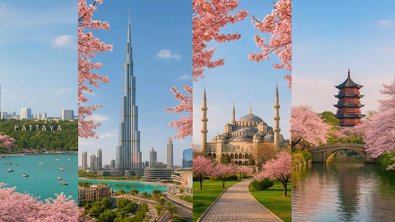 بهترین مقاصد آسیایی در بهار