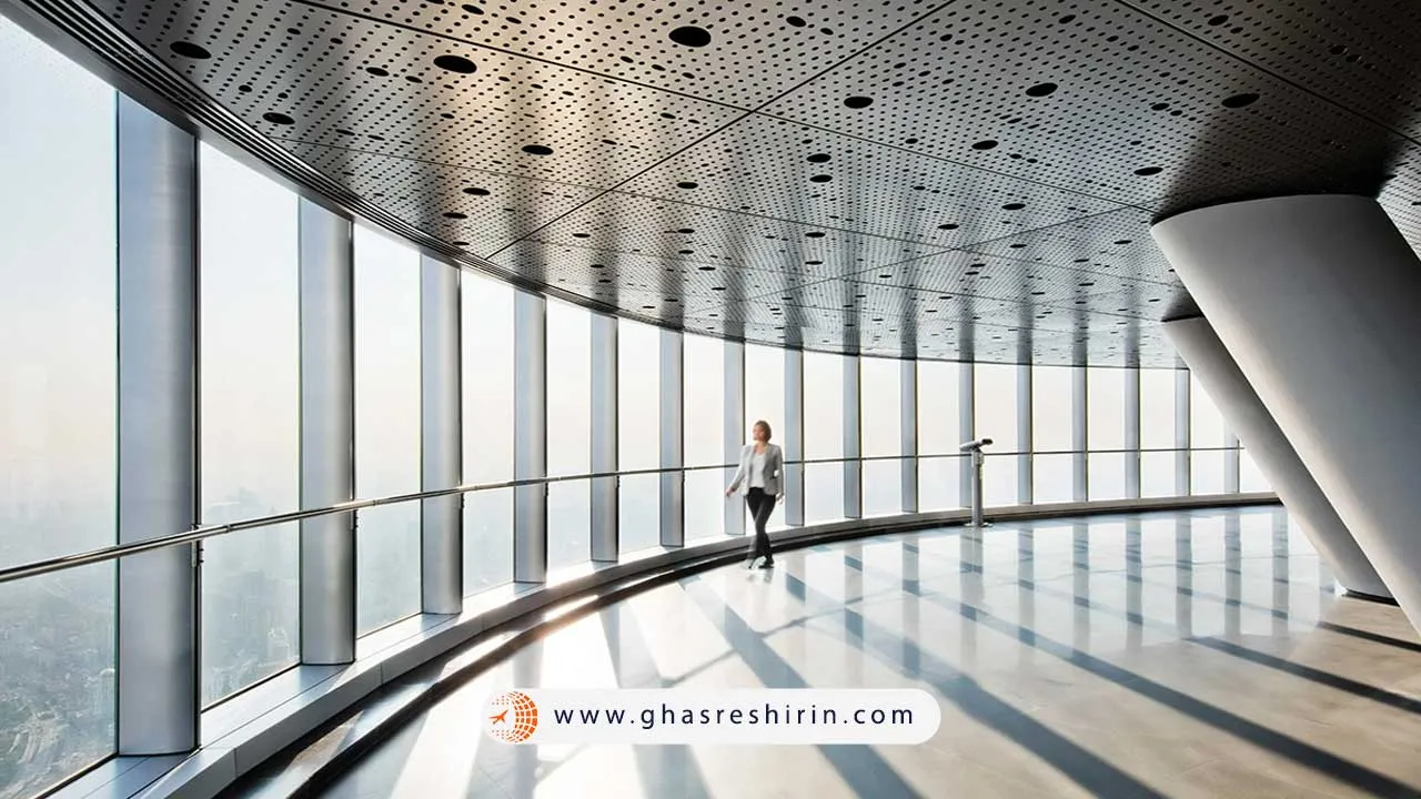 داخل برج شانگهای