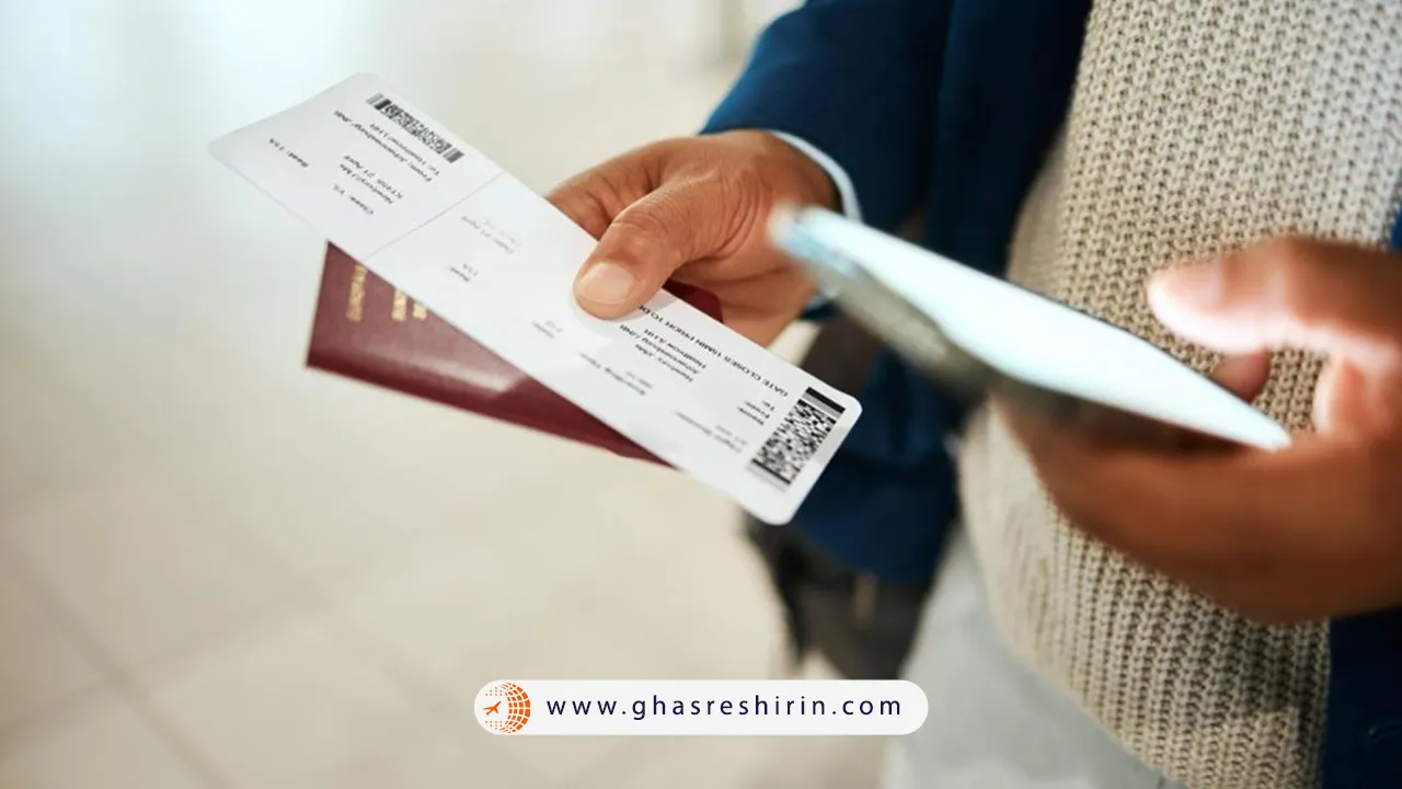 شماره پاسپورت در بلیط هواپیما