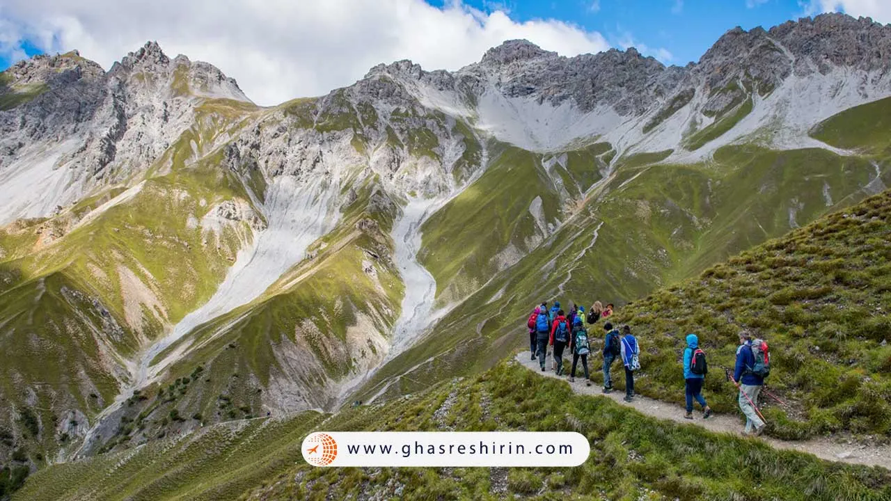 مسیر پیاده روی Marguent پارک ملی سوئیس