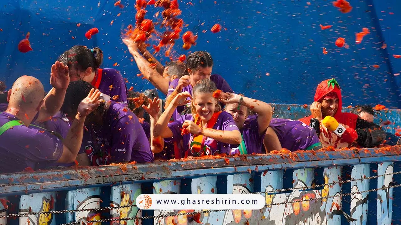 جشنواره گوجه اسپانیا