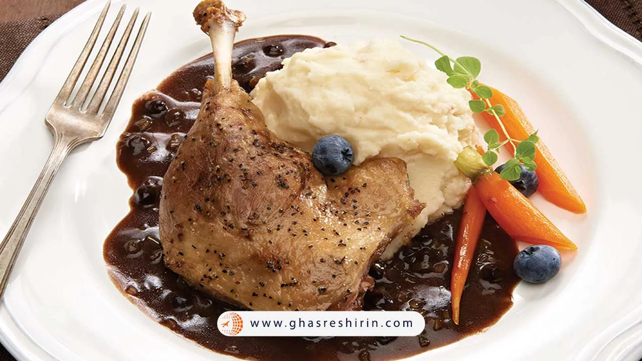 خوراک مرغابی فرانسوی