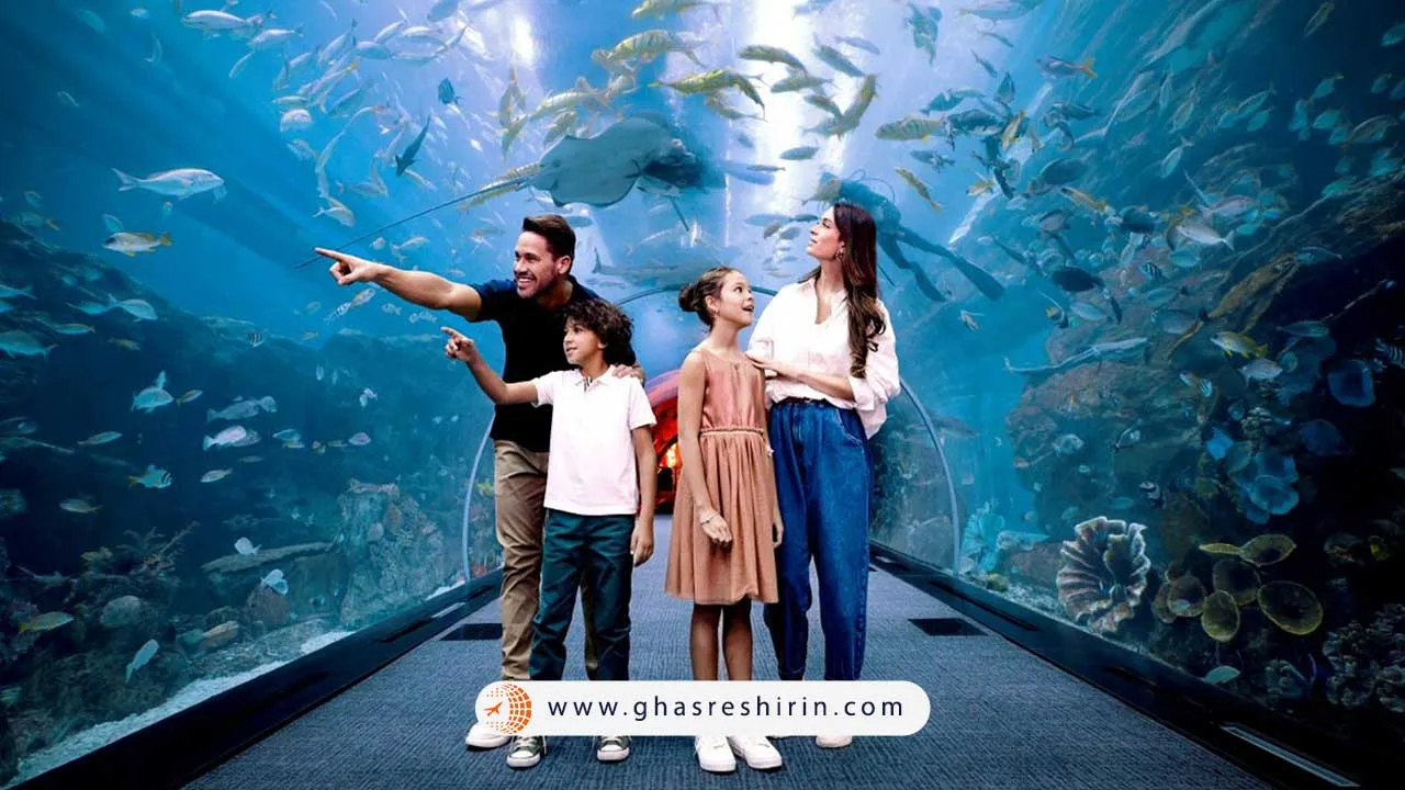 آکواریوم و باغ وحش زیر آب دبي مال