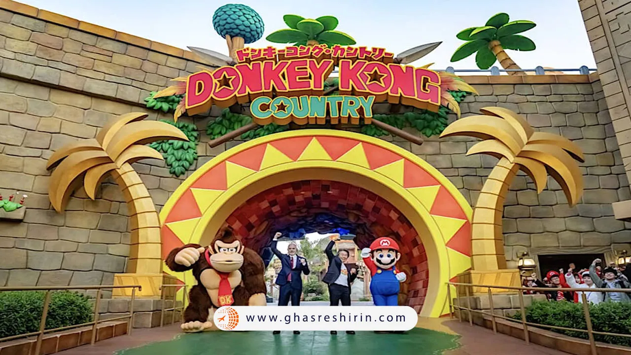 ماجراجویی دانکی کونگ: معدن کار دیوانه (Mine-Cart Madness – Donkey Kong Country در Super Nintendo World)