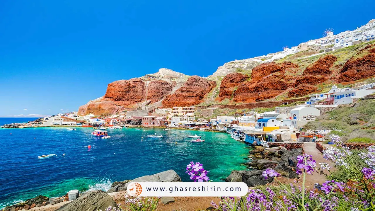 سواحل سانتورینی