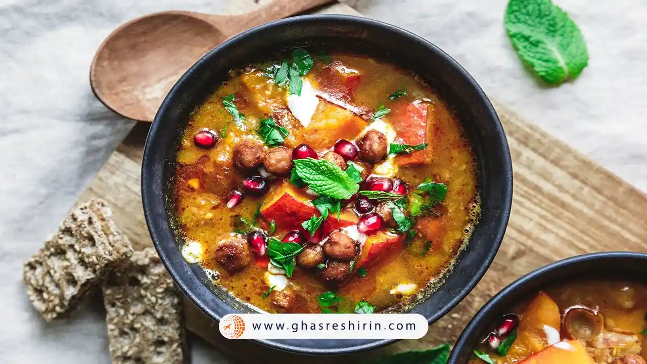 سوپ آرد برشته