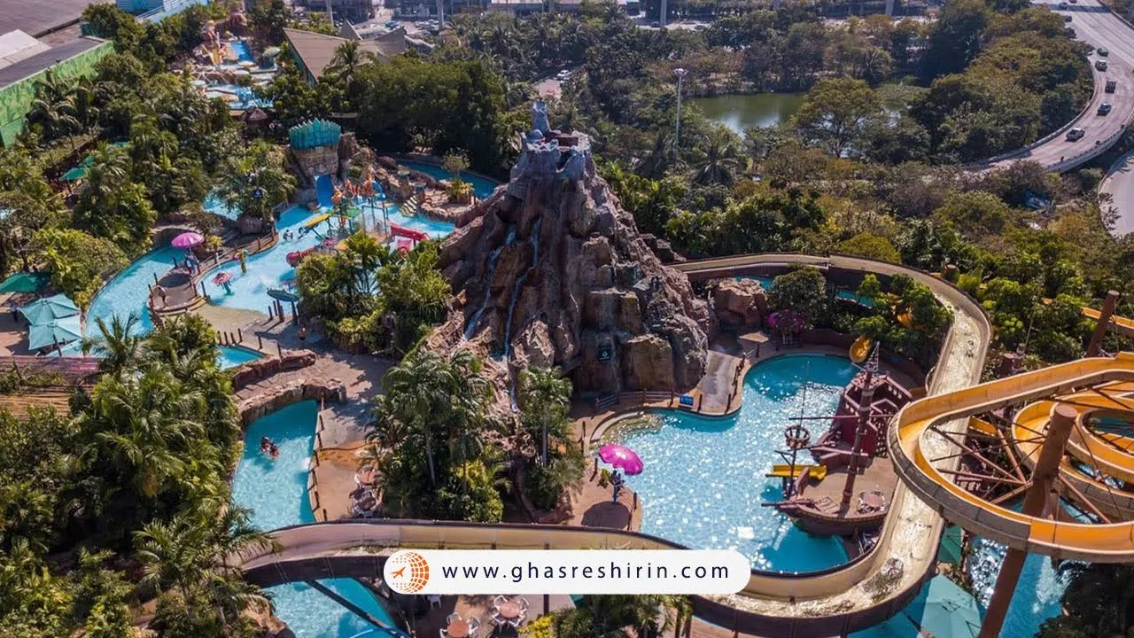 تفریح در پارک های آبی تایلند