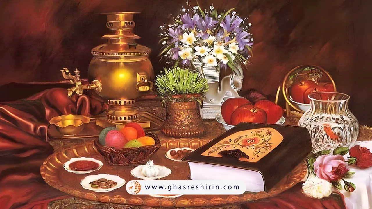 سفره هفت سین نقاشی