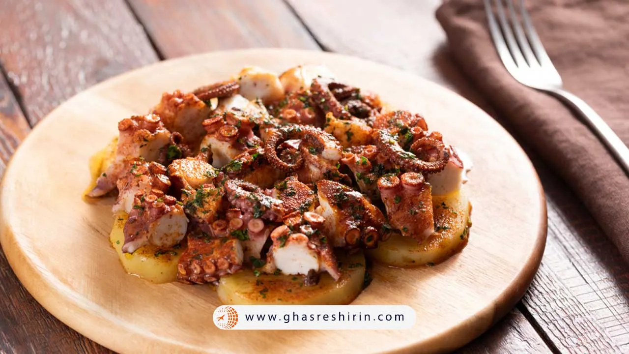 پالپو آلا گالاگا از بهترین غذاهای اسپانیا 