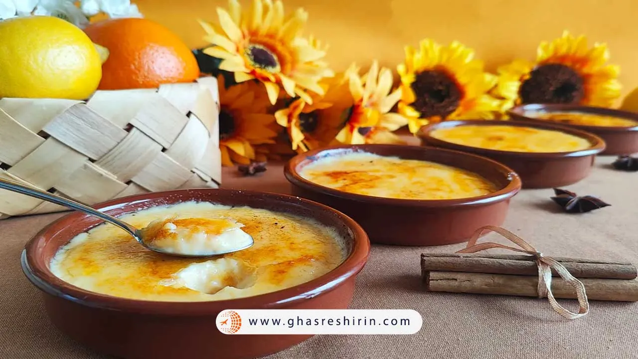 کرما کاتالانا یکی از غذاهای معروف در اسپانیا