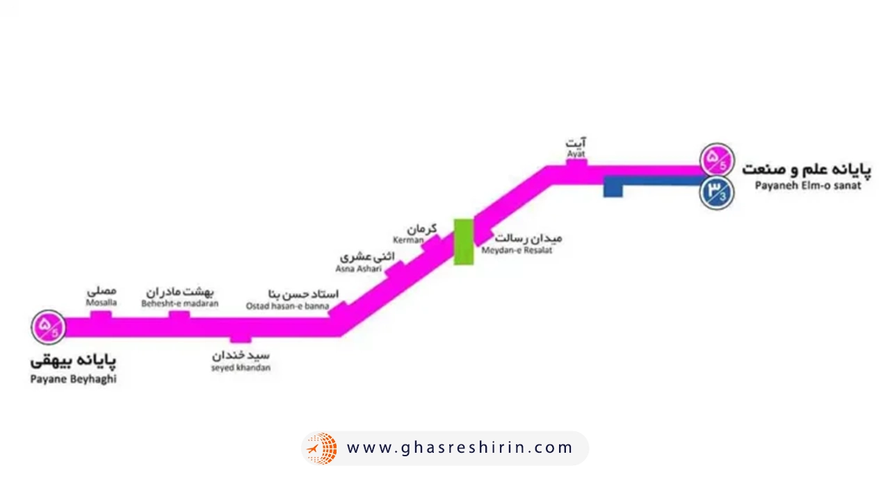 خط 5 بی ار تی