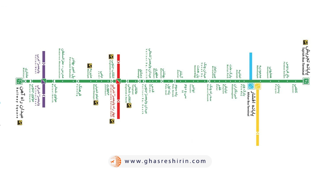 خط 7 بی ار تی تهران