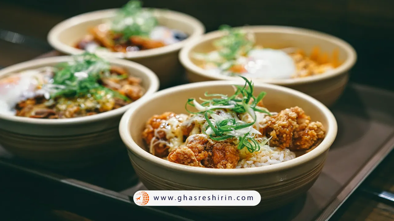 غذاهای ژاپنی با برنج