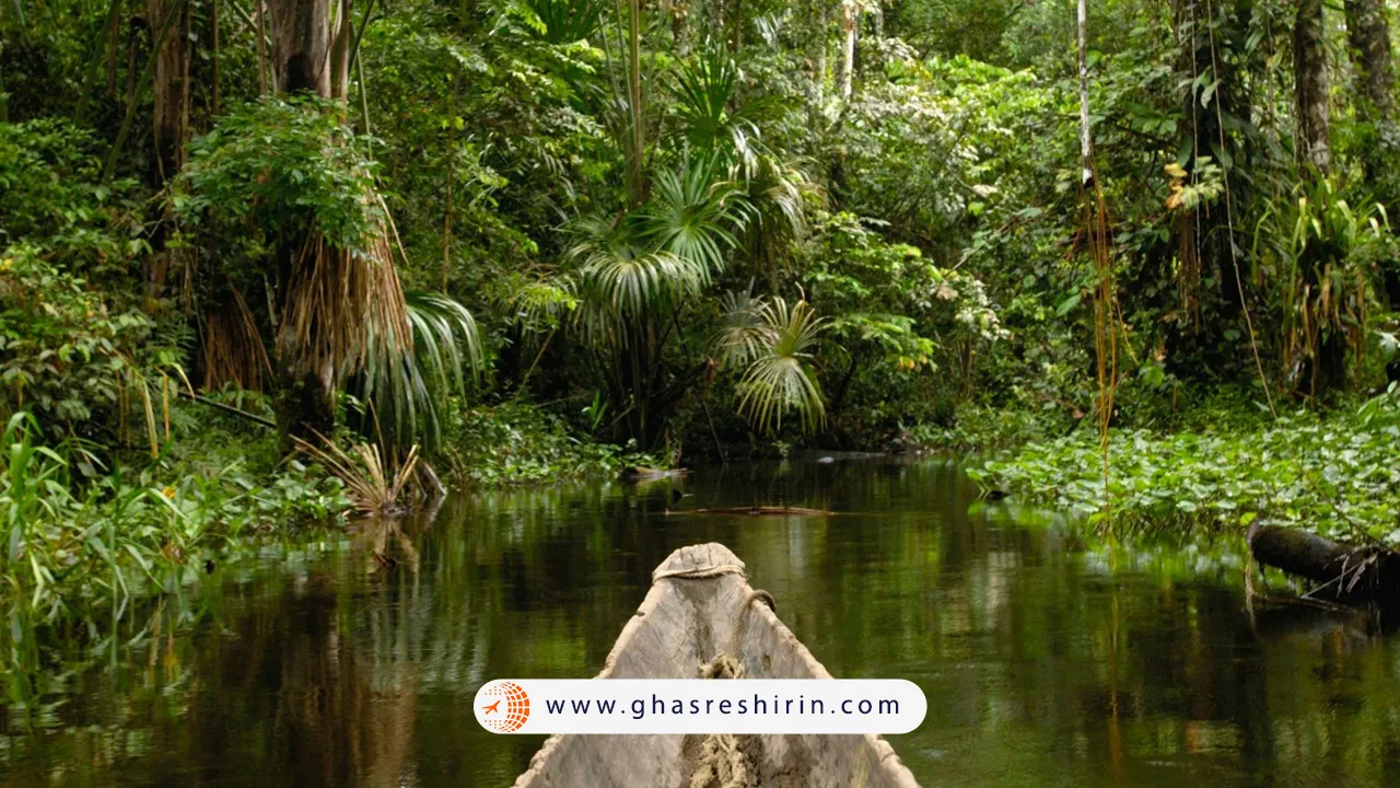 قایق سواری در آمازون