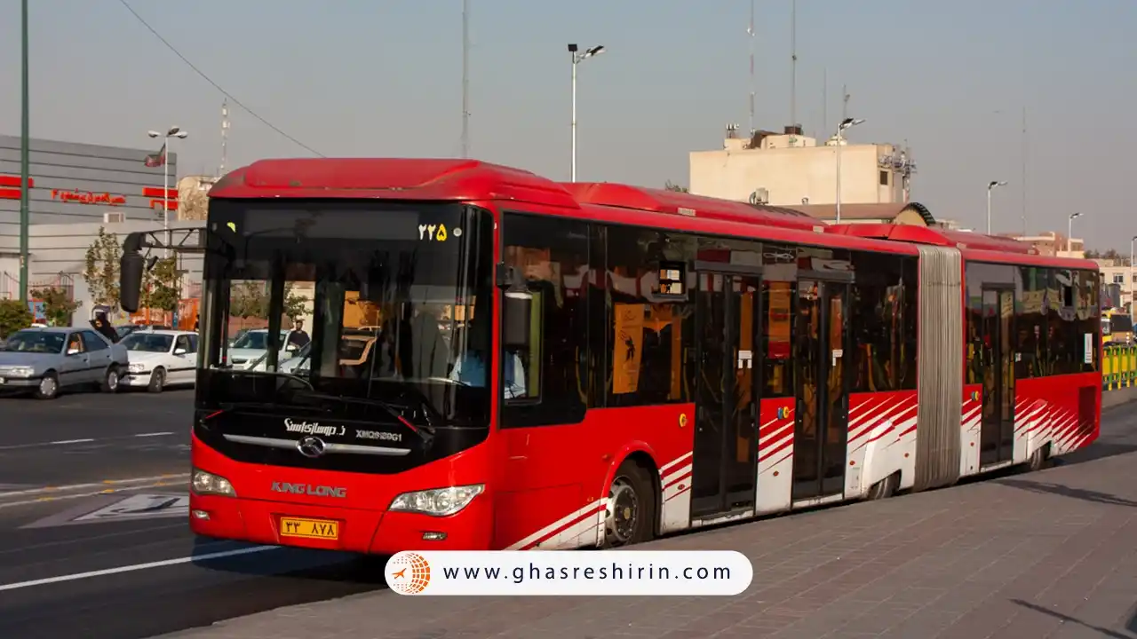 نقشه بی ار تی تهران جدید