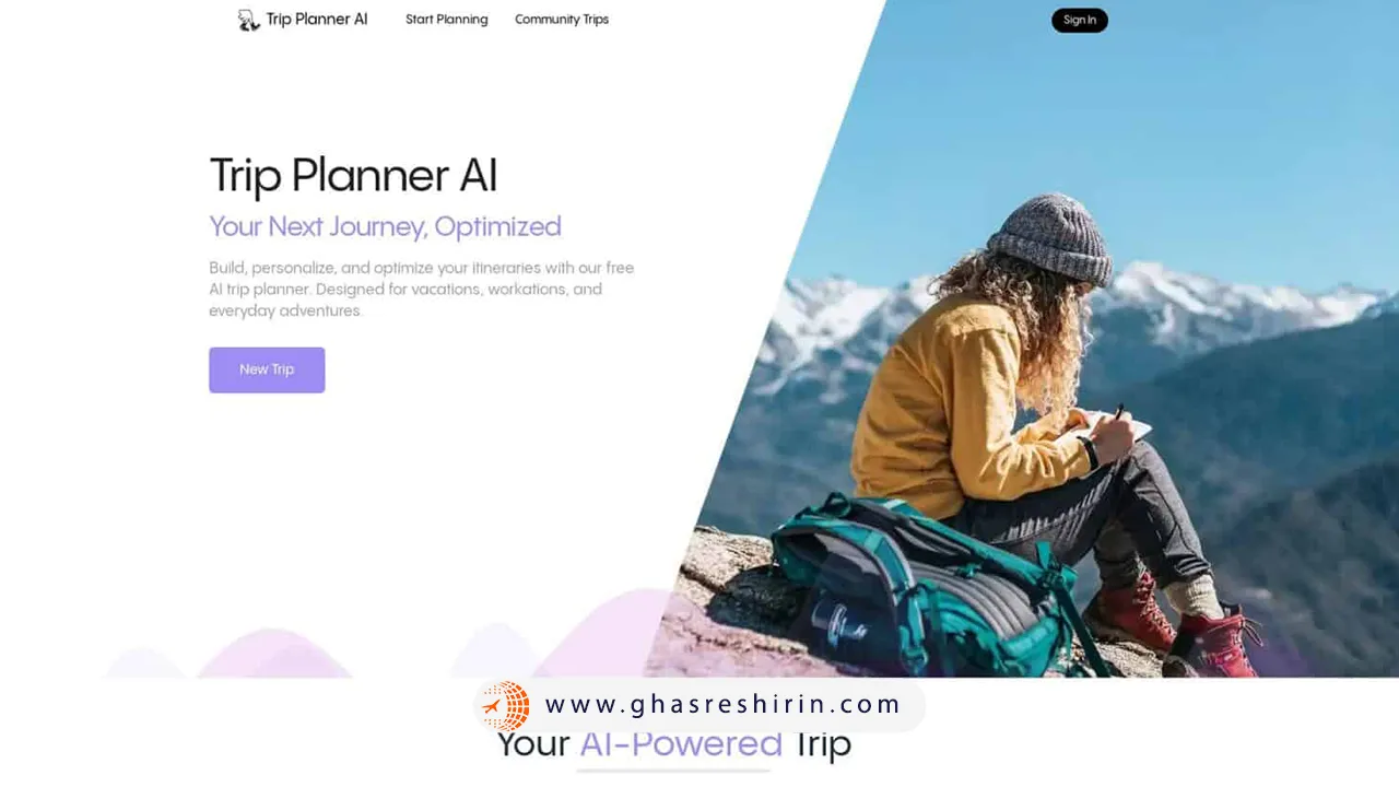 هوش مصنوعی Trip Planner Ai