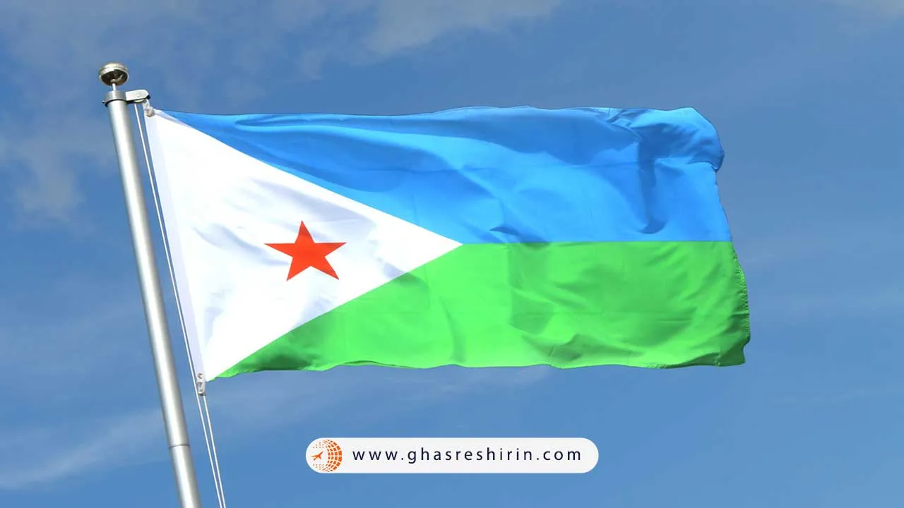 پرچم کشور جیبوتی (Djibouti)