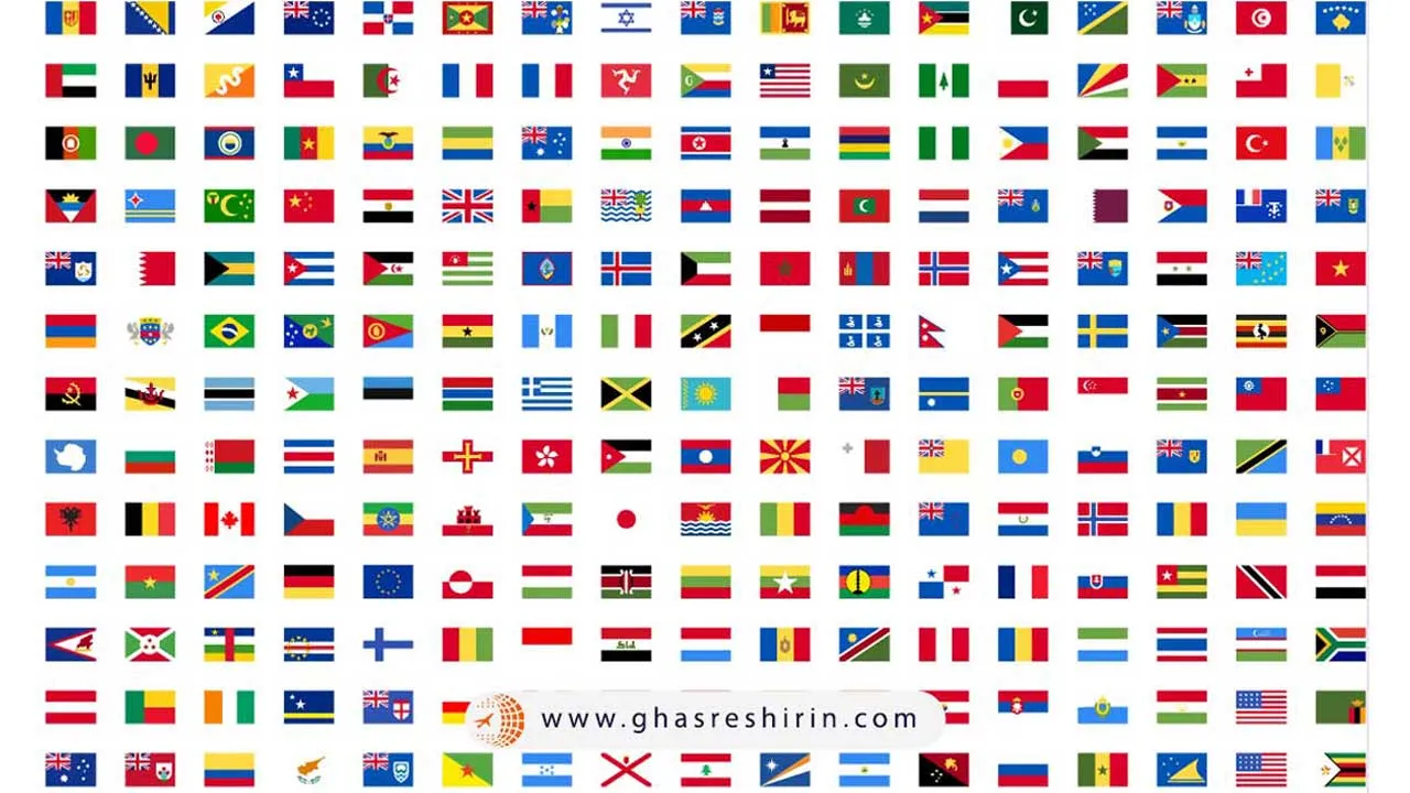 فهرست پرچم کشورها