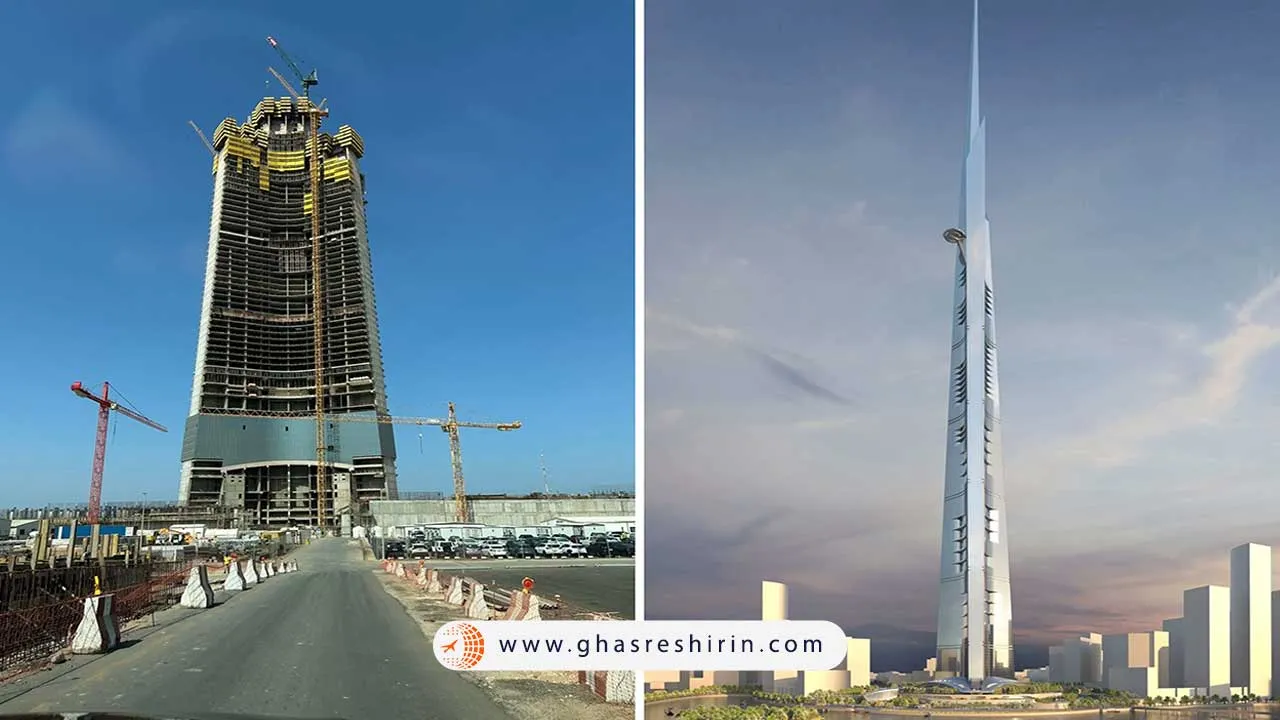 مراحل ساخت بلندترین برج جهان