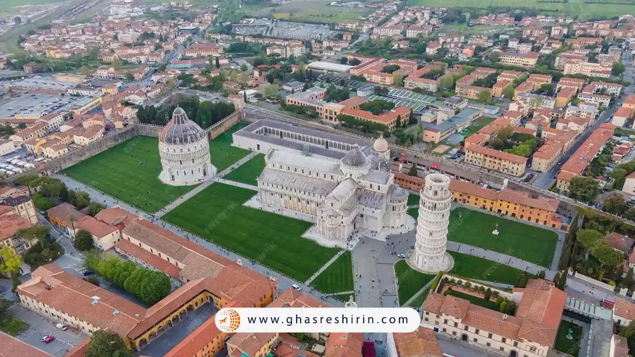 جاذبه های گردشگری اطراف برج پیزا