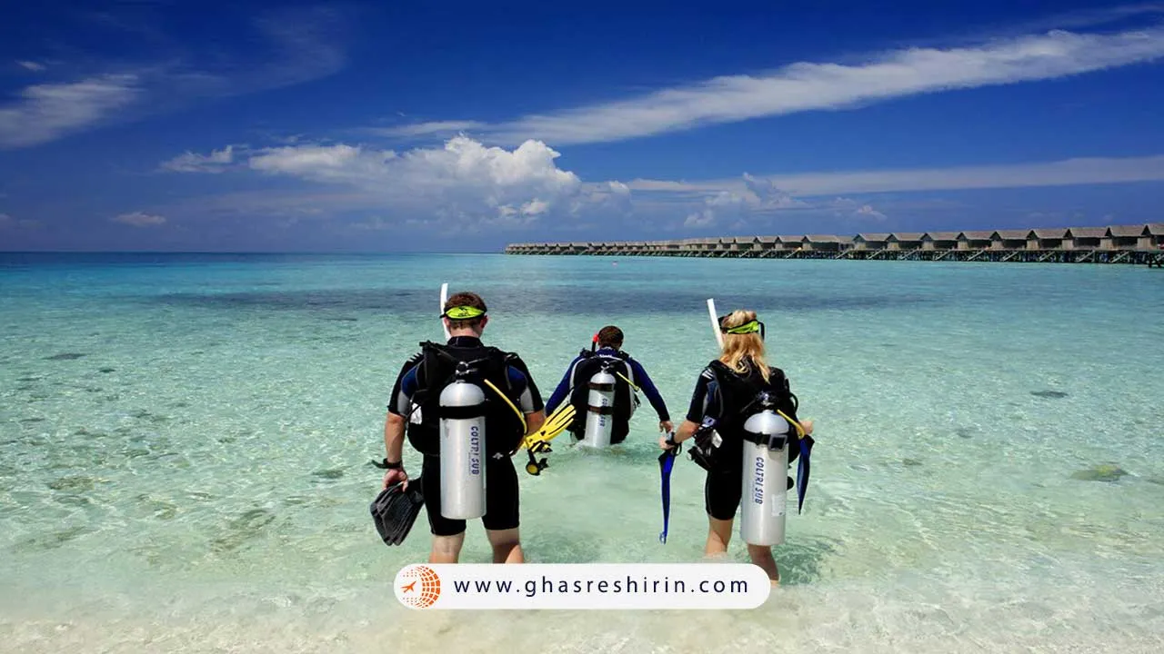 تفریحات آبی در بالی و مالدیو