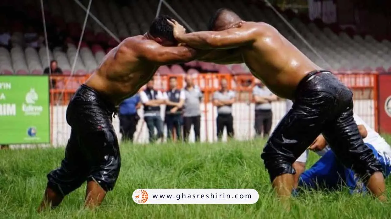 جشنواره مسابقات کشتی روغنی