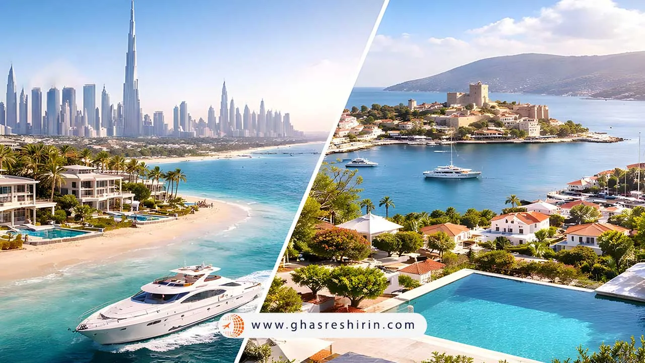 سواحل دبی یا استانبول