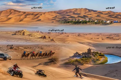 بیابان های چین