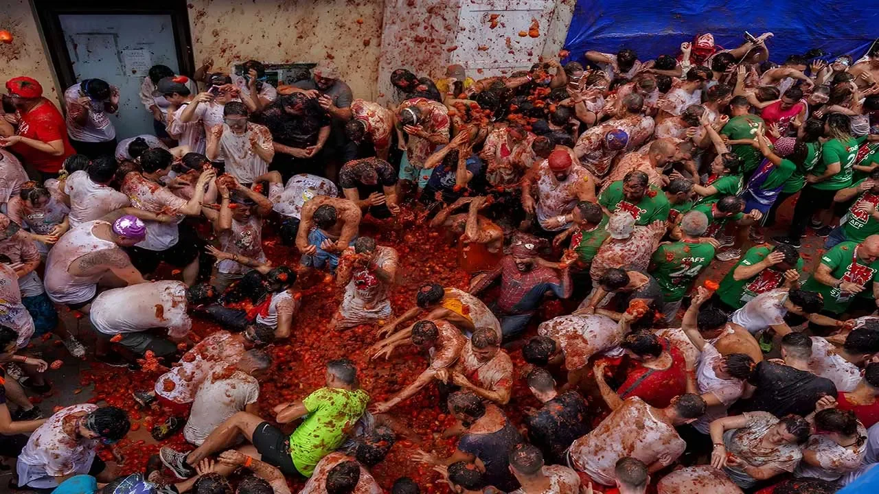 جشنواره گوجه فرنگی اسپانیا