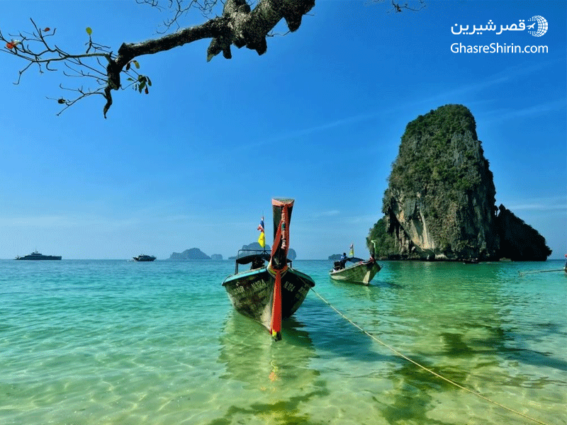 ساحل رایلی در جاذبه های گردشگری تایلند