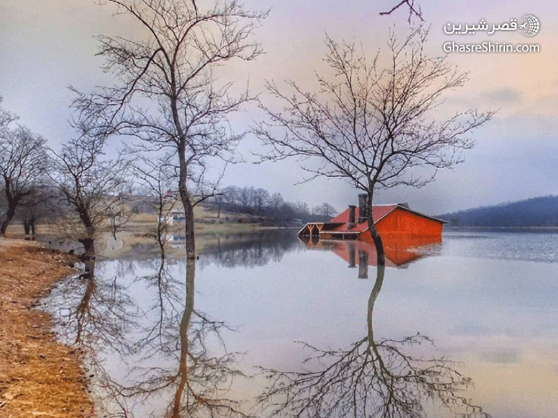 دریاچه سقالکسار در جاذبه های گردشگری گیلان ایران