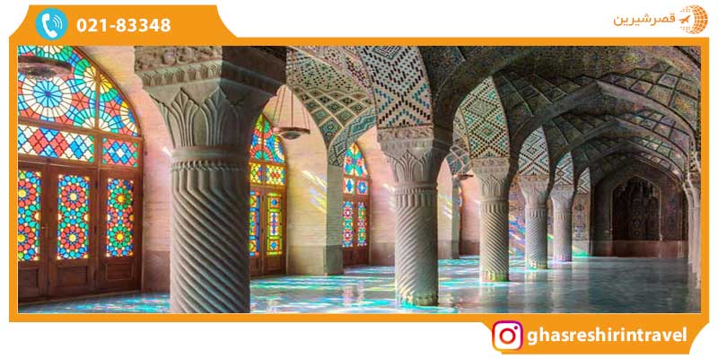 نمای داخلی مسجد نصیرالملک نمای داخلی مسجد نصیرالملک