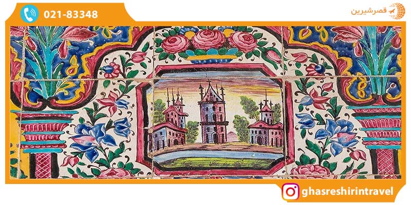 نقاشی های اروپائی در مسجد نصیر الملک نقاشی های اروپائی در مسجد نصیر الملک