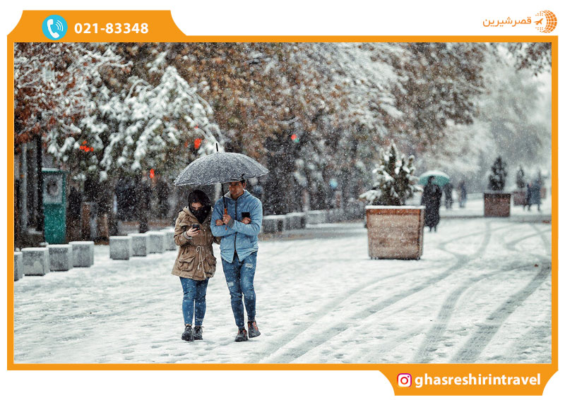 همدان در زمستان