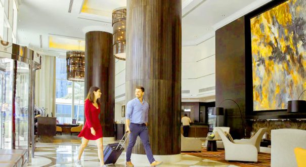 ورودی هتل تاورز روتانا دبی ورودی هتل تاورز روتانا دبی