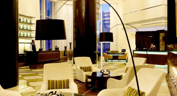 لابی هتل تاورز روتانا دبی لابی هتل تاورز روتانا دبی