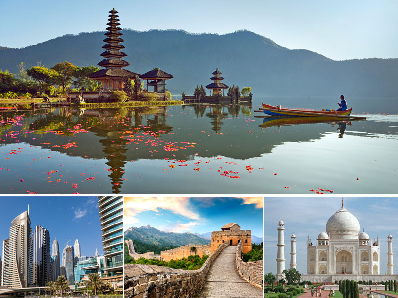 بهترین مقاصد گردشگری در آسیا