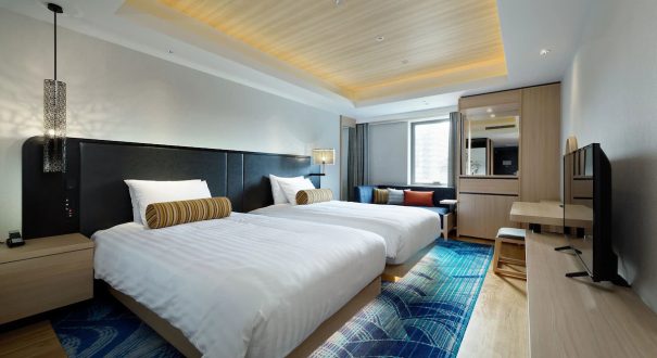 Osaka Excel Hotel Tokyu اتاق دو تخته هتل اوساکا اکسل توکیو