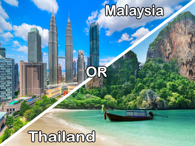 مالزی بهتره یا تایلند؟ کدام مناسب شماست؟