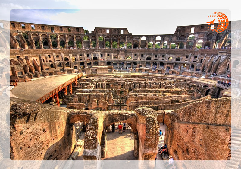 قسمت های مختلف کولوسئوم