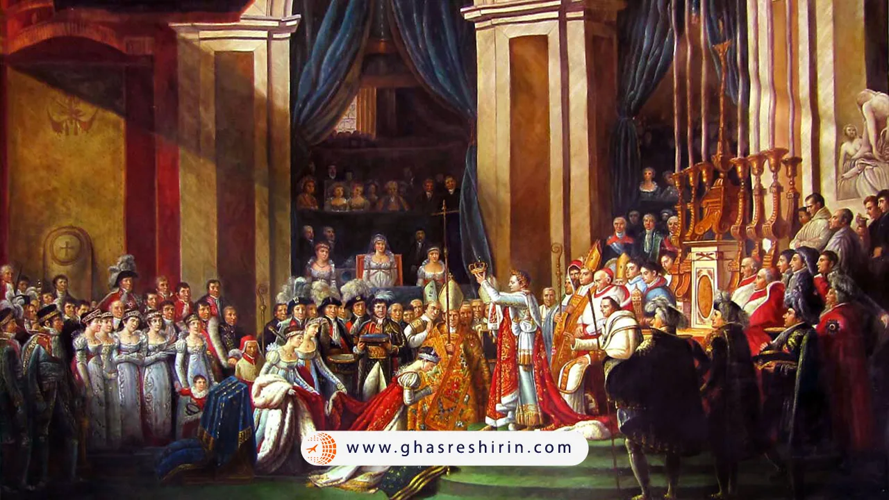 عکس داخل موزه لوور پاریس