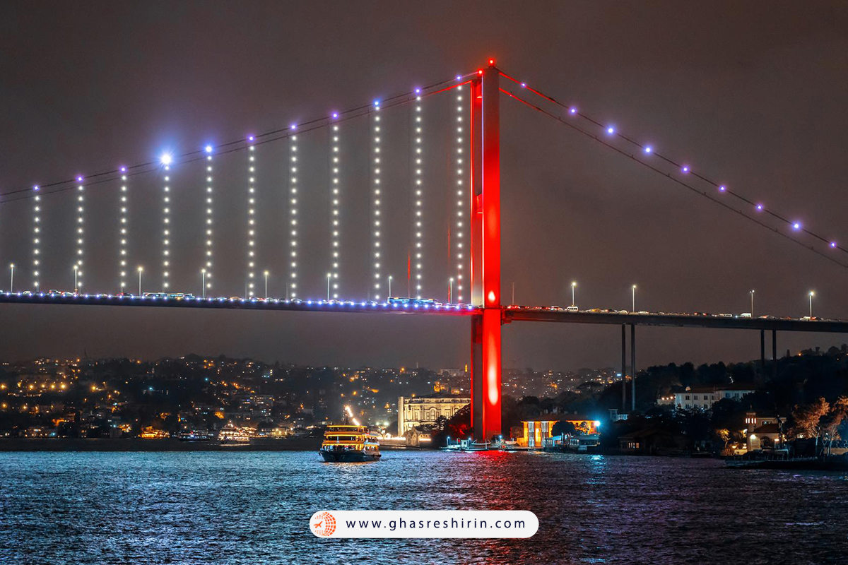 قایق سواری در تنگه بسفر