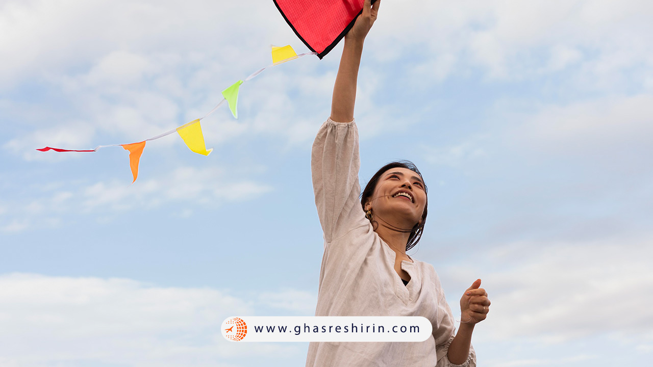 فستیوال بادبادک ها (Kite Festival)، تماشای بادبادک های رنگی و فانتزی