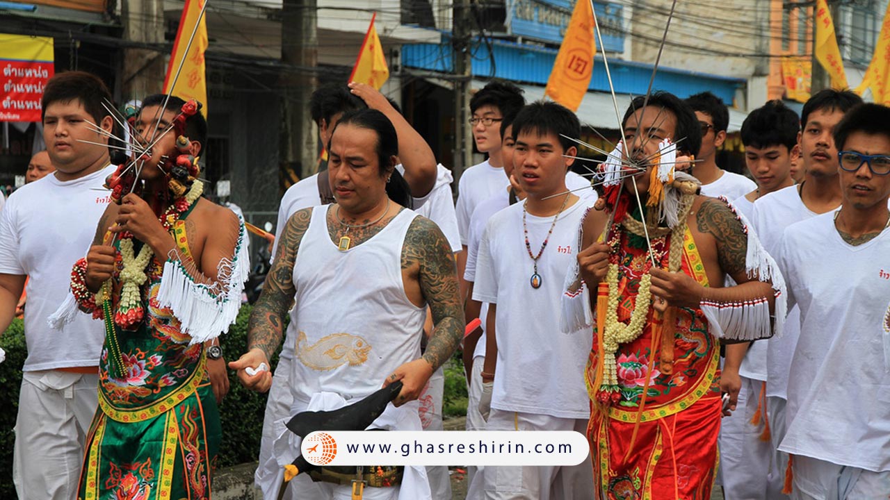 فستیوال گیاه خواری (vegetarian festival)، عجیب ترین فستیوال تایلند