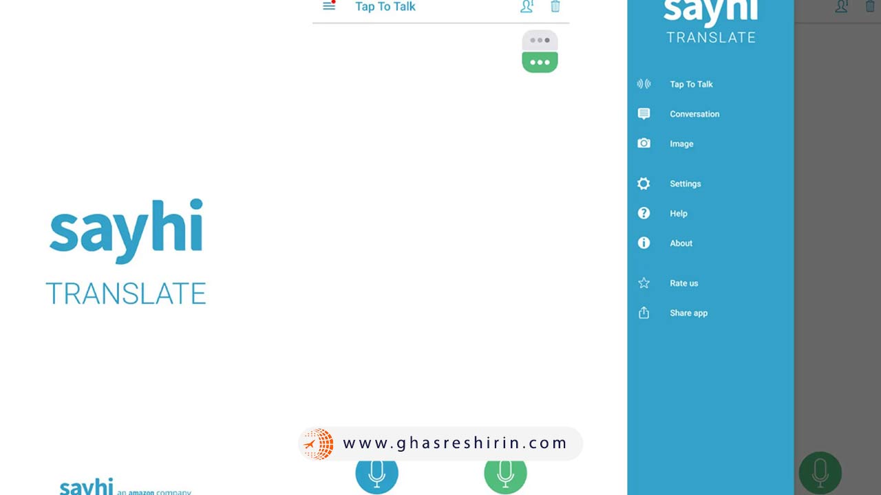 اپلیکیشن سی های SayHi Translate
