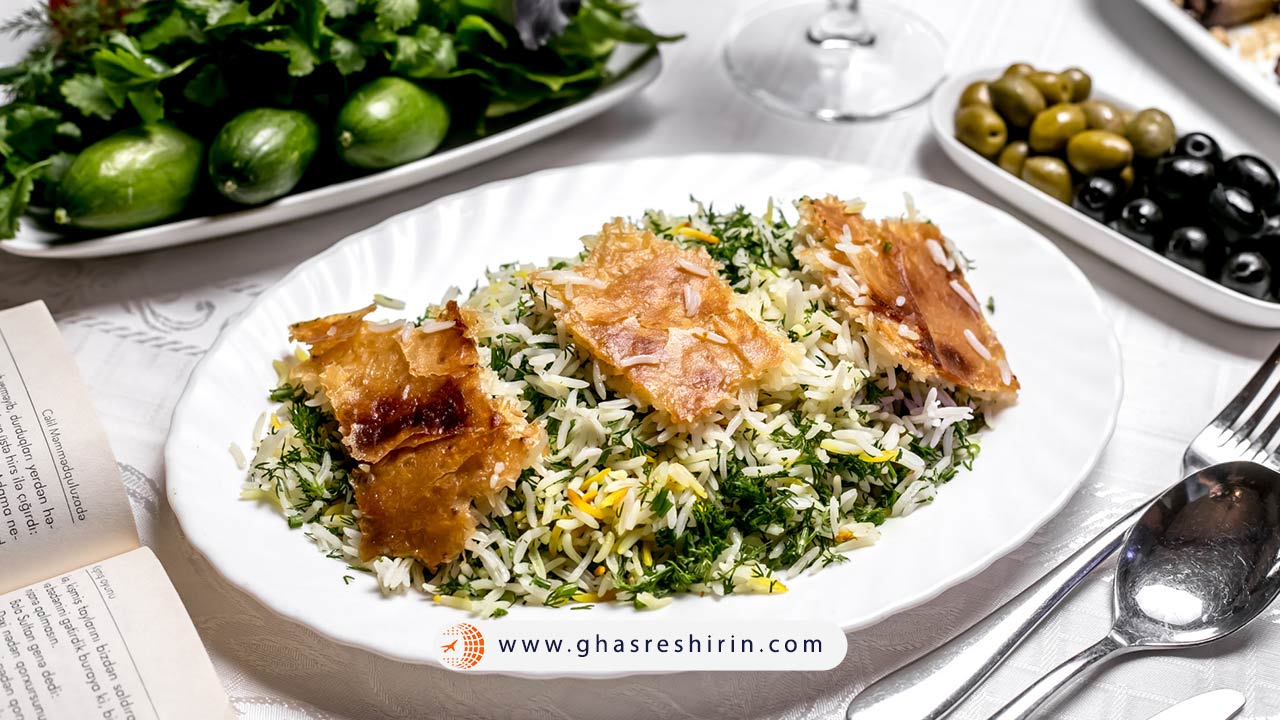 سبزی پلو با ماهی