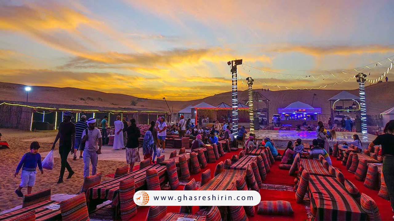 کمپ های بیابانی دبی